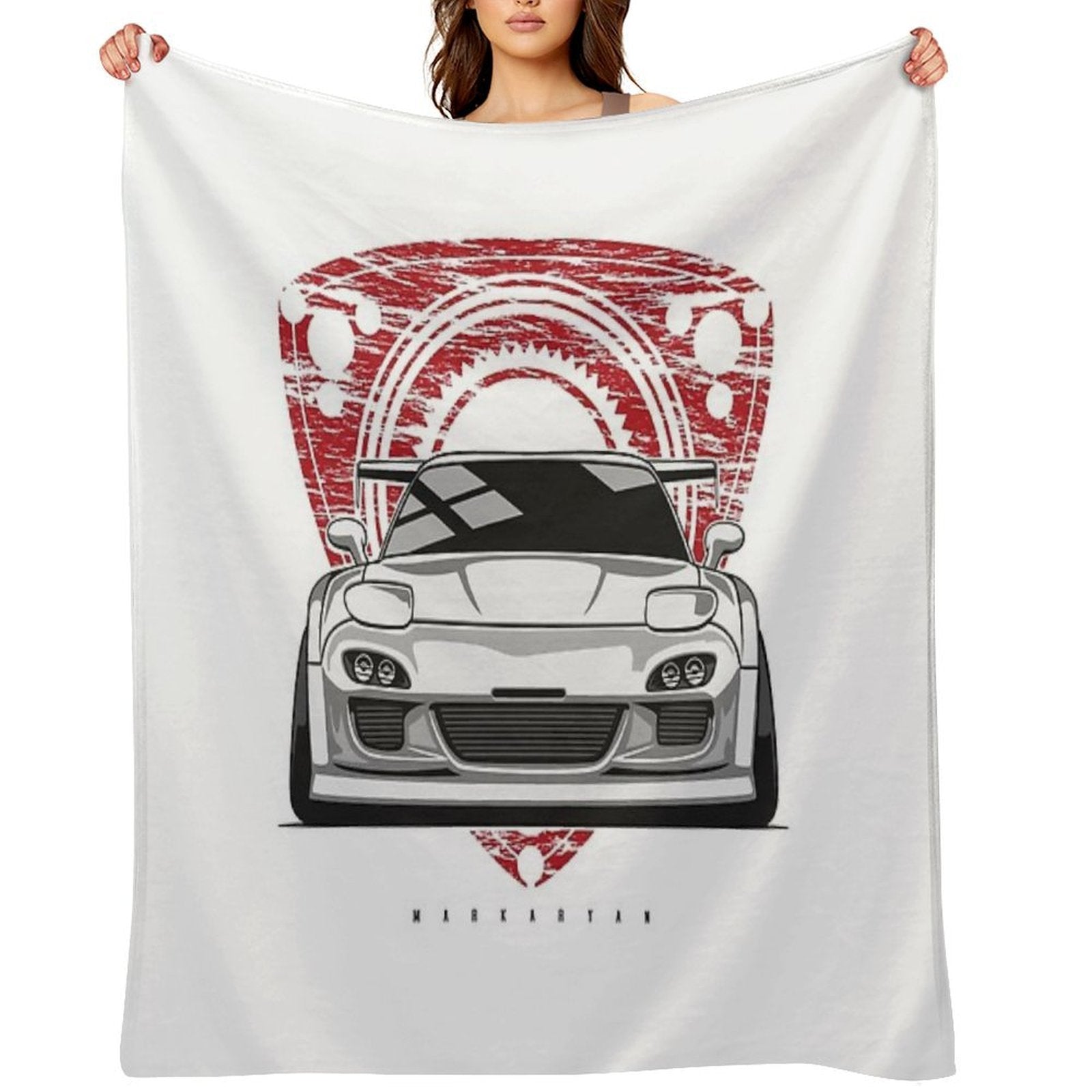 Rotary FD3S Premium Throw Blanket