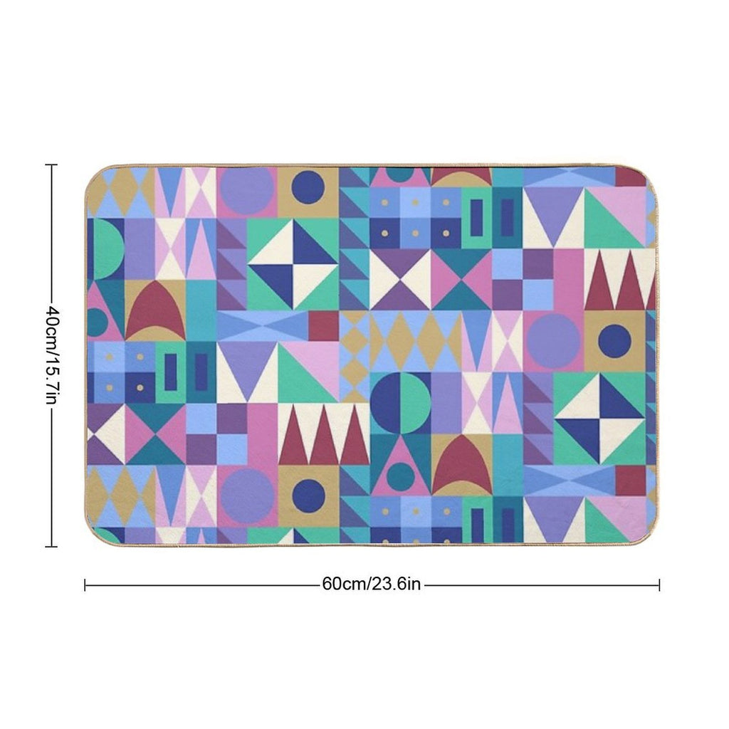 Small World Florida  Stain-Proof Bath Mat
