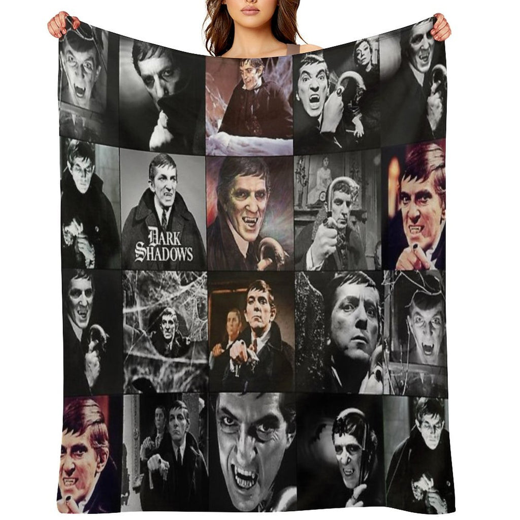 Dark Shadows TV Show Photo Collage Plush Throw Blanket