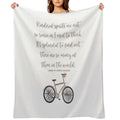 Kindred Spirits, Anne of Green Gables Quote Easy Care Throw Blanket