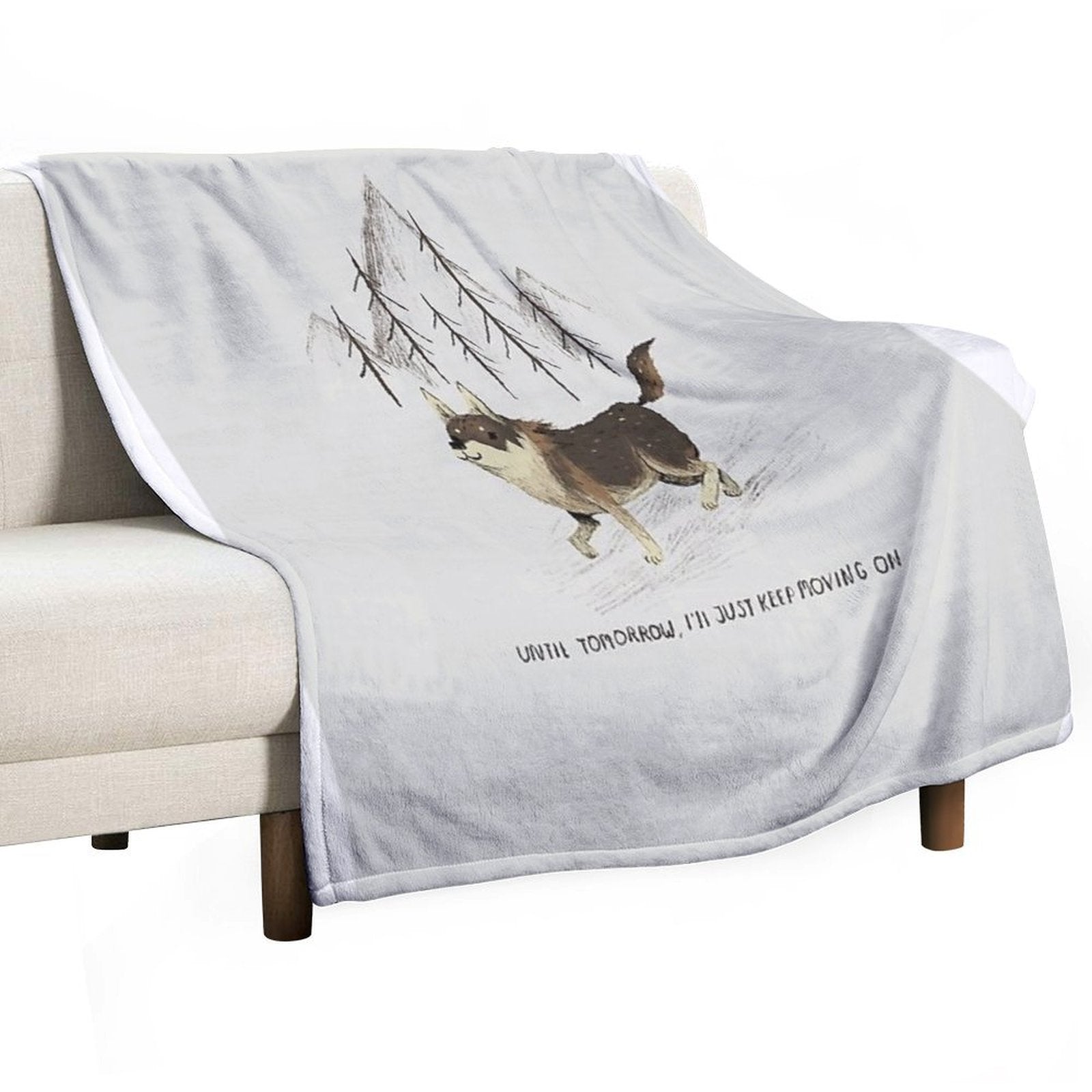 The Littlest Hobo Durable Throw Blanket