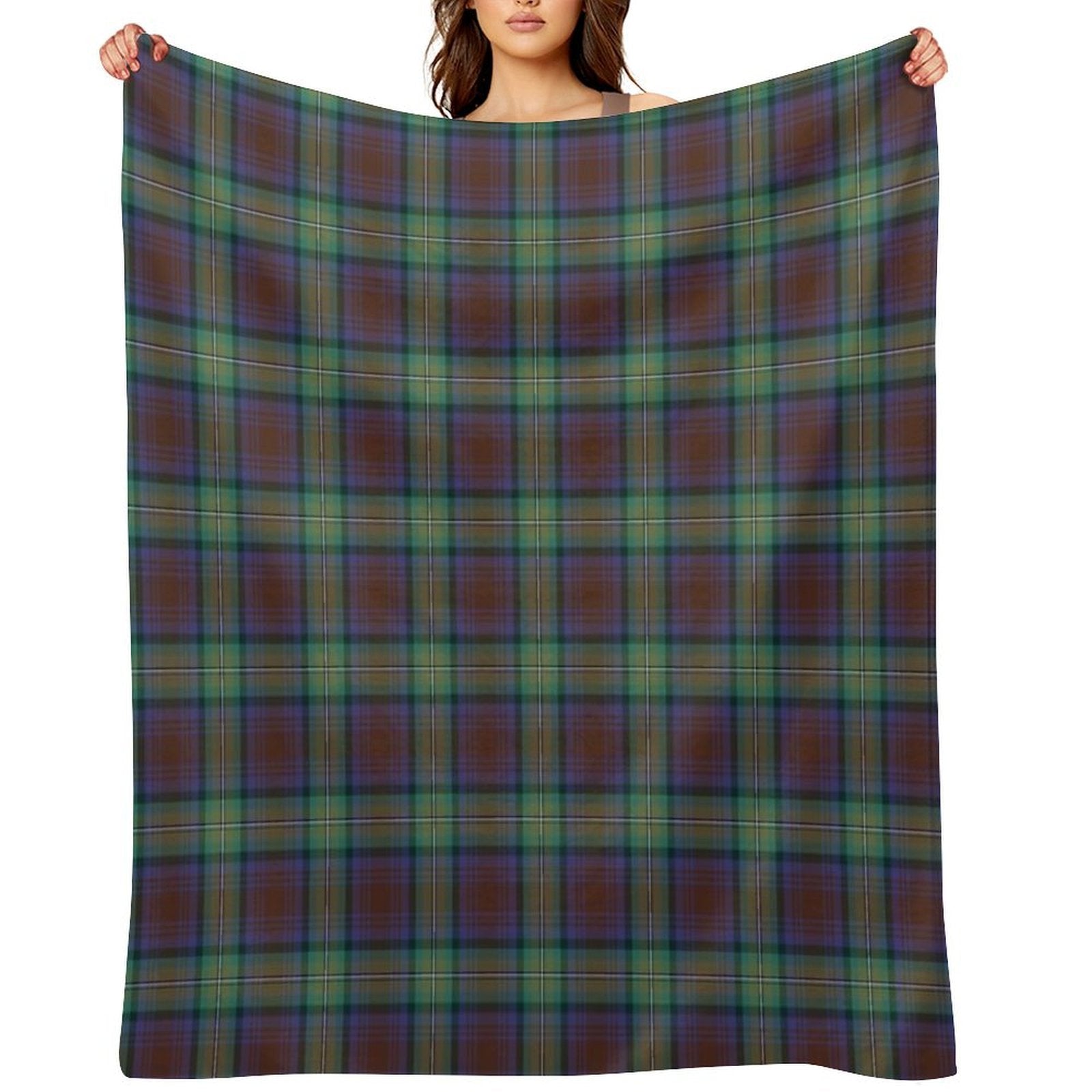 Isle of Skye Tartan  Cute Tartan Plush Throw Blanket