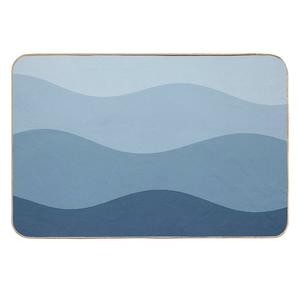 Blue Waves  Eco-Friendly Bath Mat
