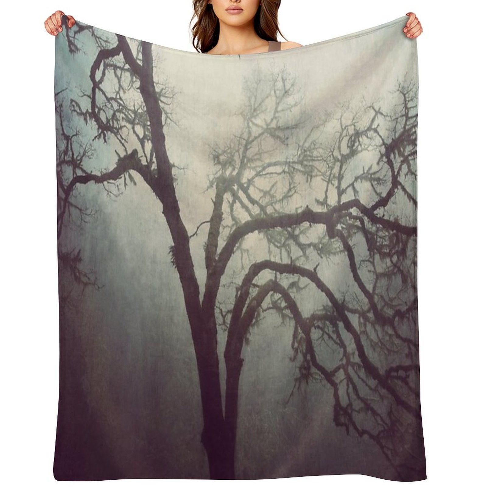 Silent Anticipation Velvety-soft Throw Blanket