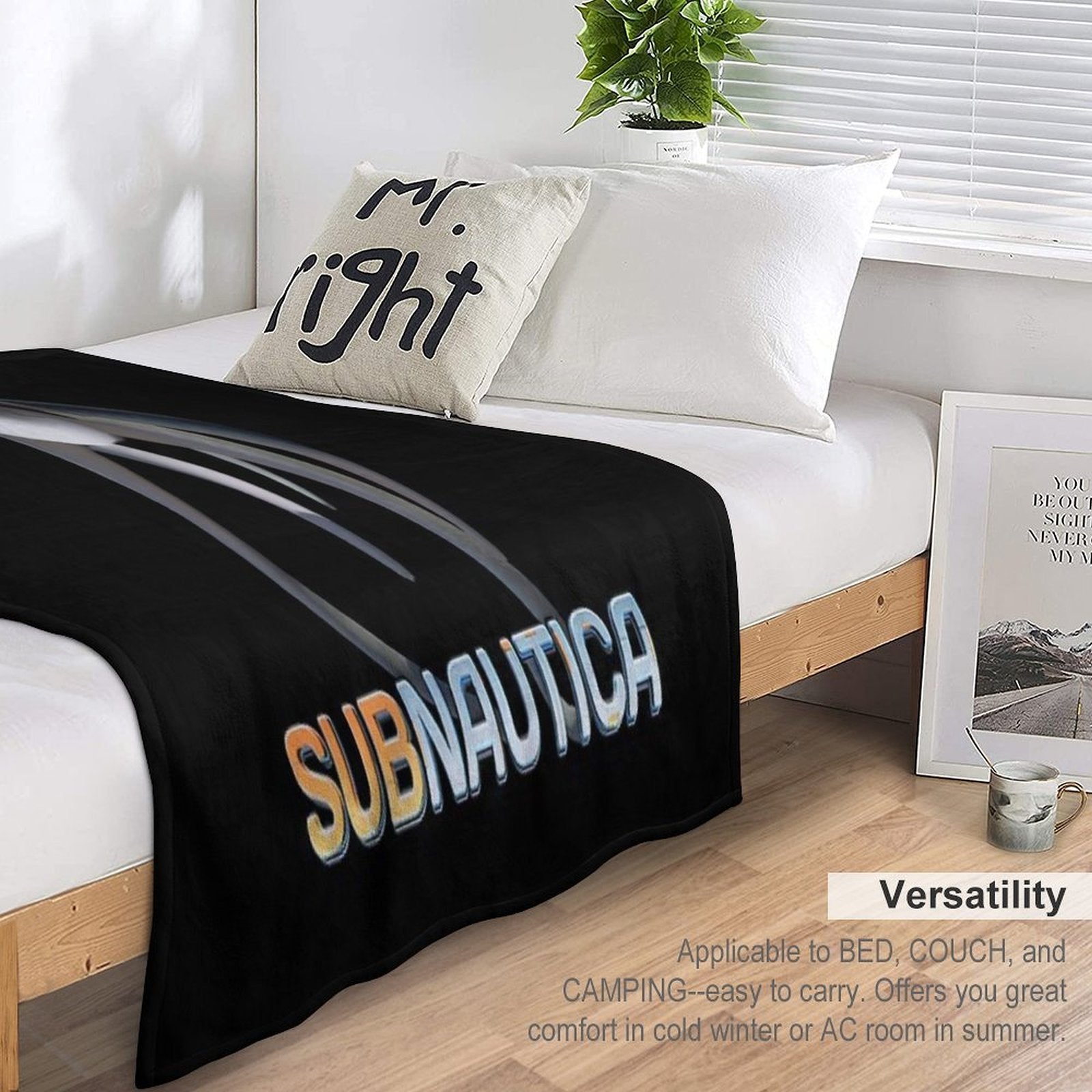 Subnautica - Cuddlefish Machine-washable Throw Blanket
