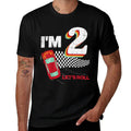 Kids 2nd Birthday Race Car Drift Im 2 Bday Party Boys Girls Kids  Polyester Blend T-Shirt
