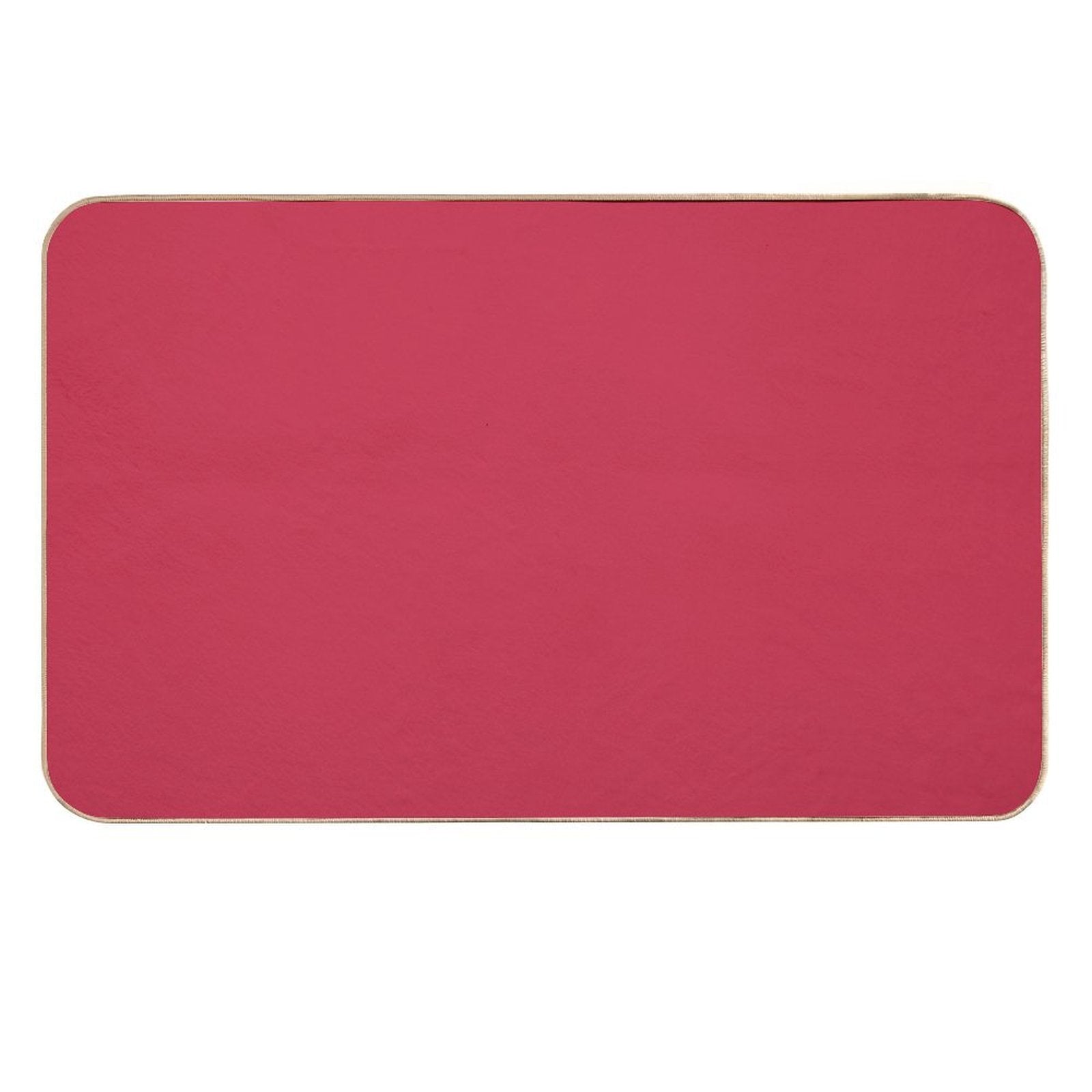 Raspberry Color  Odorless Bath Mat