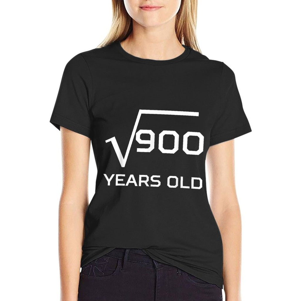 Square Root Of 900 Funny 30 Years Old 30th Birthday  Vintage-inspired T-Shirt