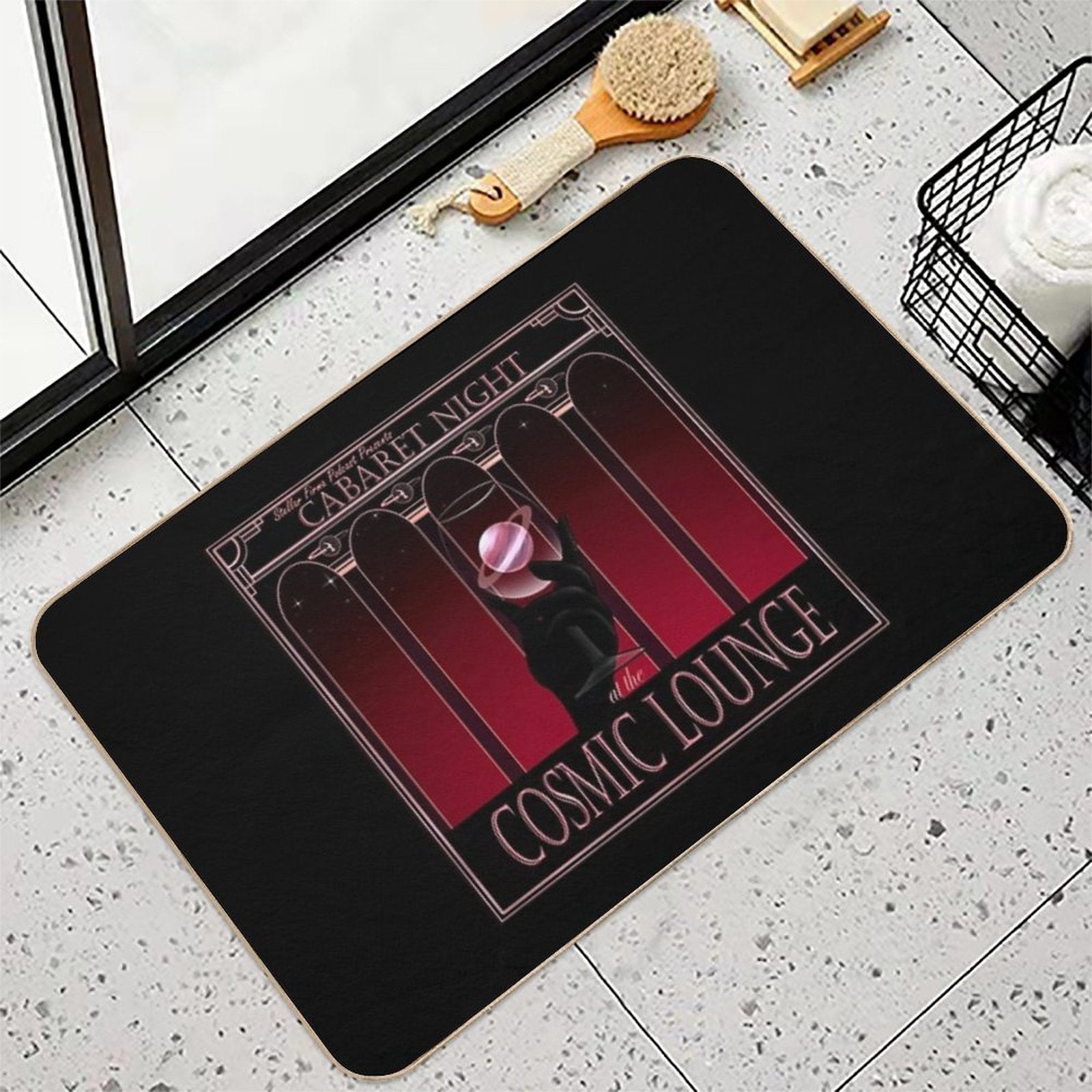 Cosmic Lounge Cabaret  High-Traffic Bath Mat