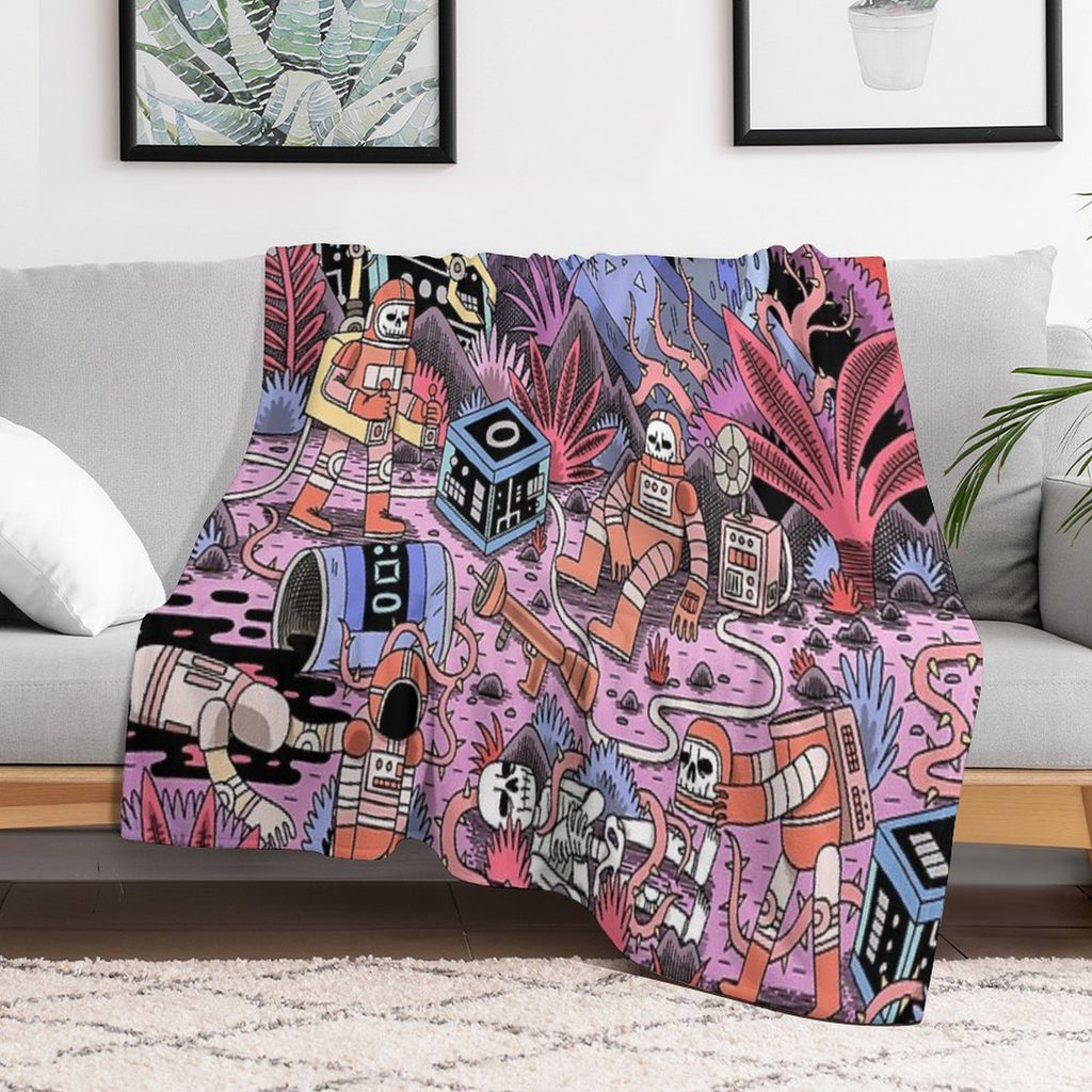 Chaos Lightweight Throw Blanket