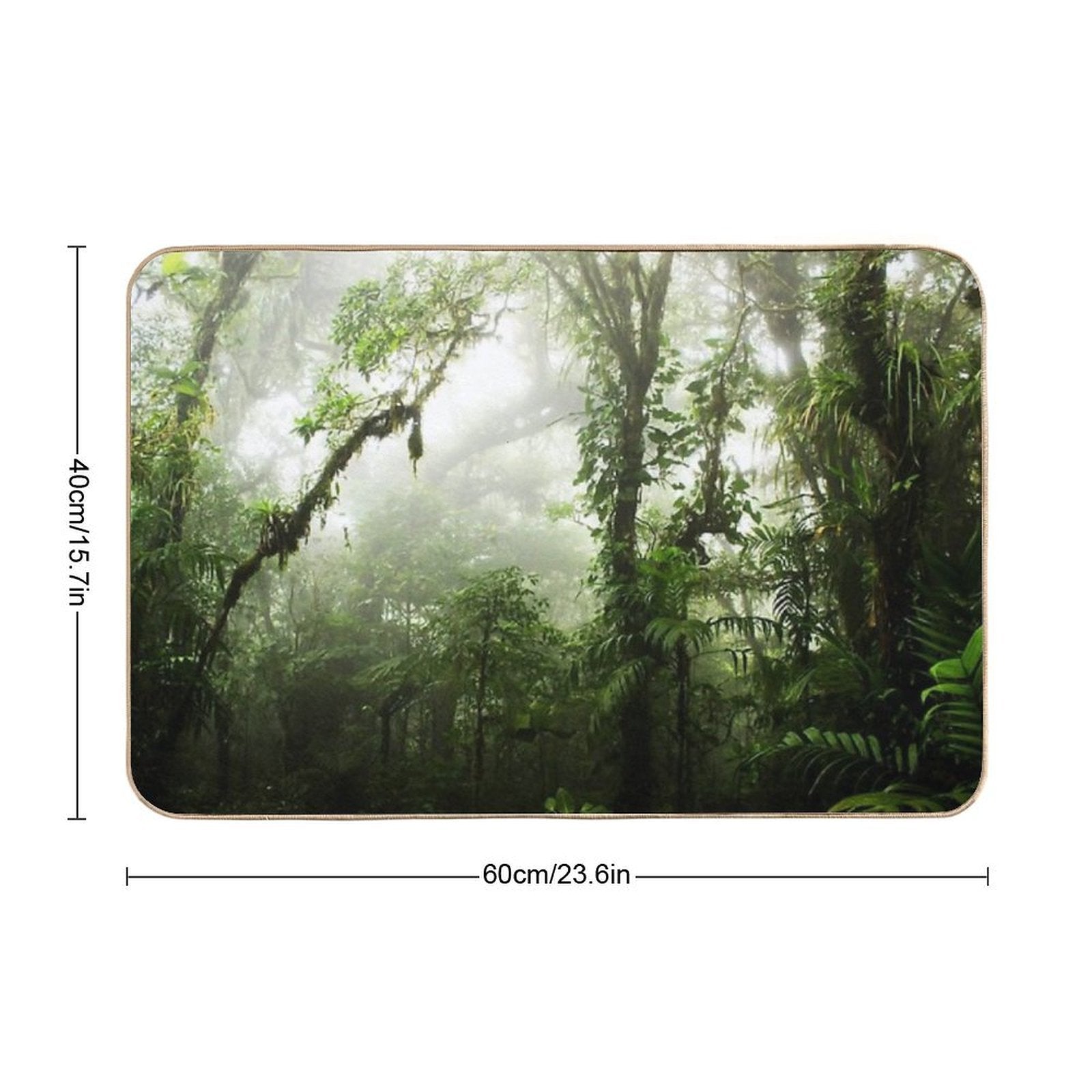 Cloud Forest  Toxin-Free Bath Mat