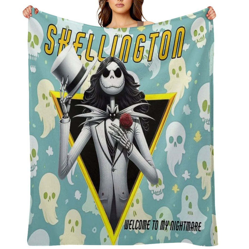 Welcome to My Christmas Nightmare Sustainable Throw Blanket
