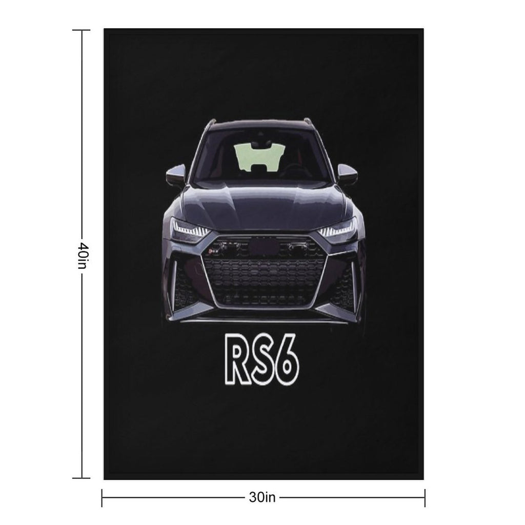 2020 Audi RS6 Travel-friendly Throw Blanket