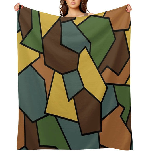 WW1 German Camouflage Multi-functional Throw Blanket