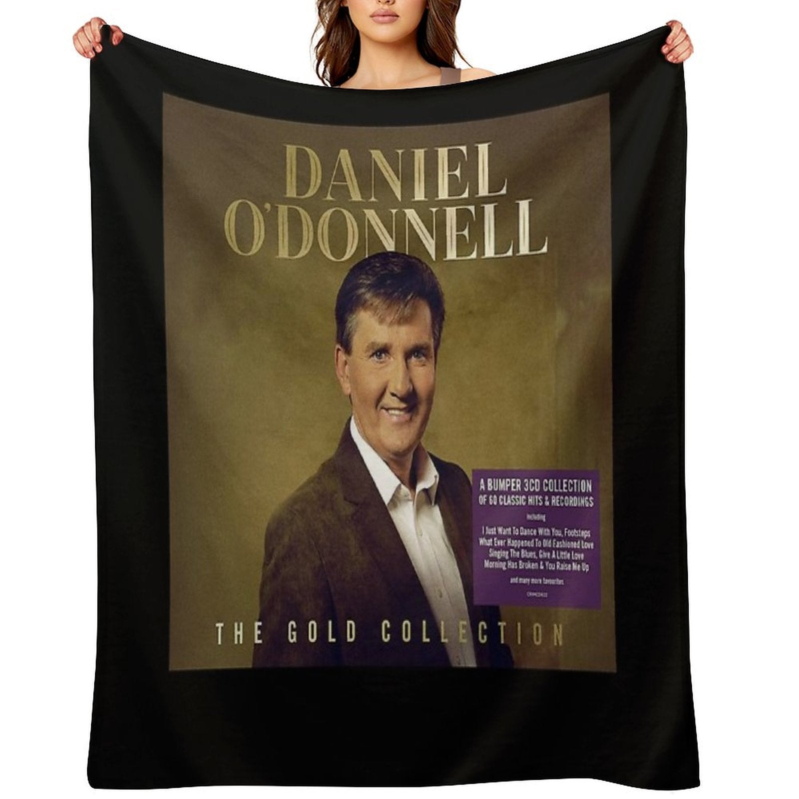 Daniel O'Donnell Gold Collection Plush Throw Blanket