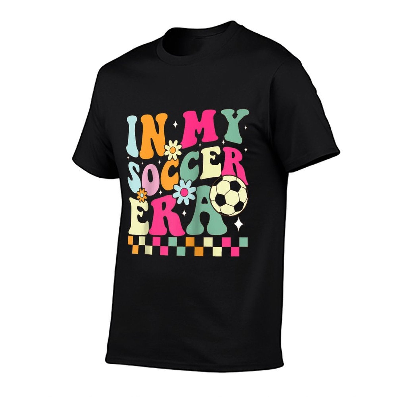 In My Soccer Era Raglan Baseball  Trendy Pattern T-Shirt