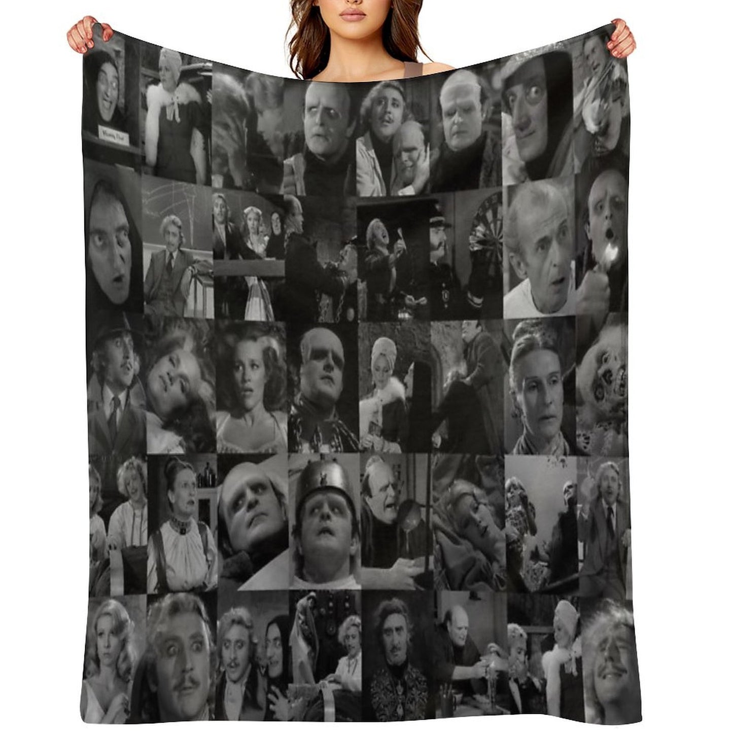Young Frankenstein Plush Throw Blanket