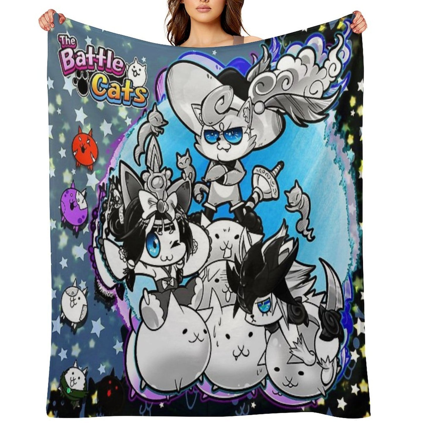 Battle Cats - Dartanyan Velvety-soft Throw Blanket