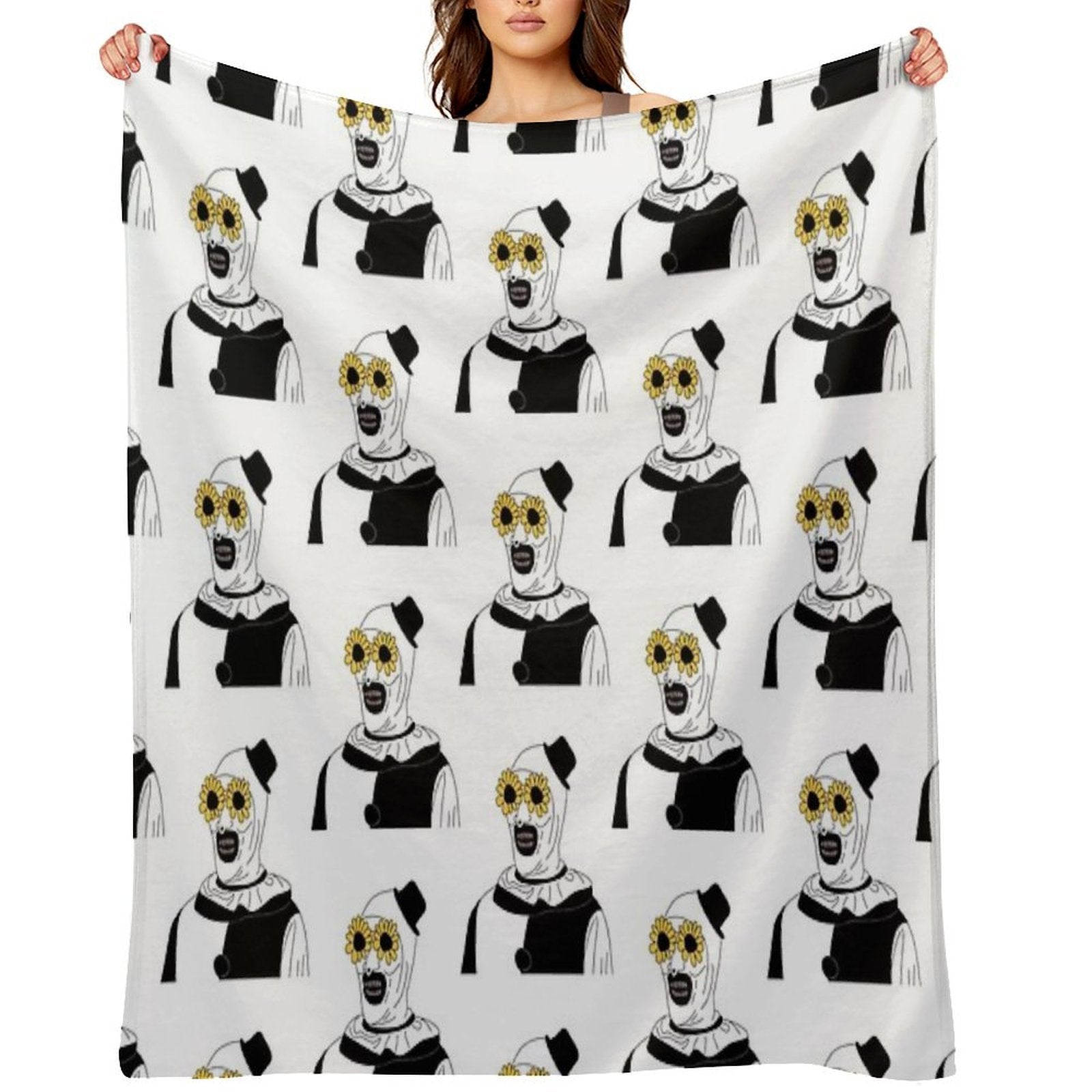 Art The Clown - Terrifier Classic Eco-conscious Throw Blanket