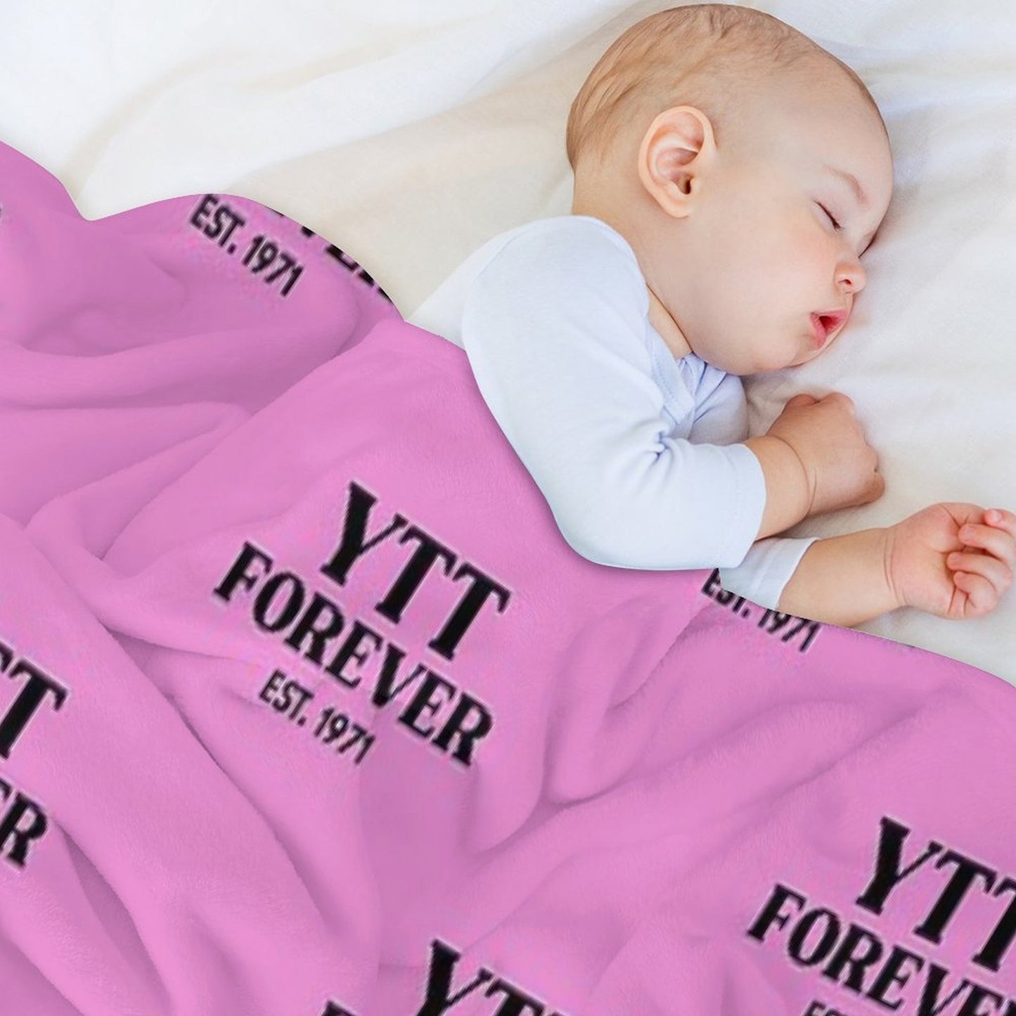 YTT FOREVER EST. 1971 Wrinkle-free Throw Blanket