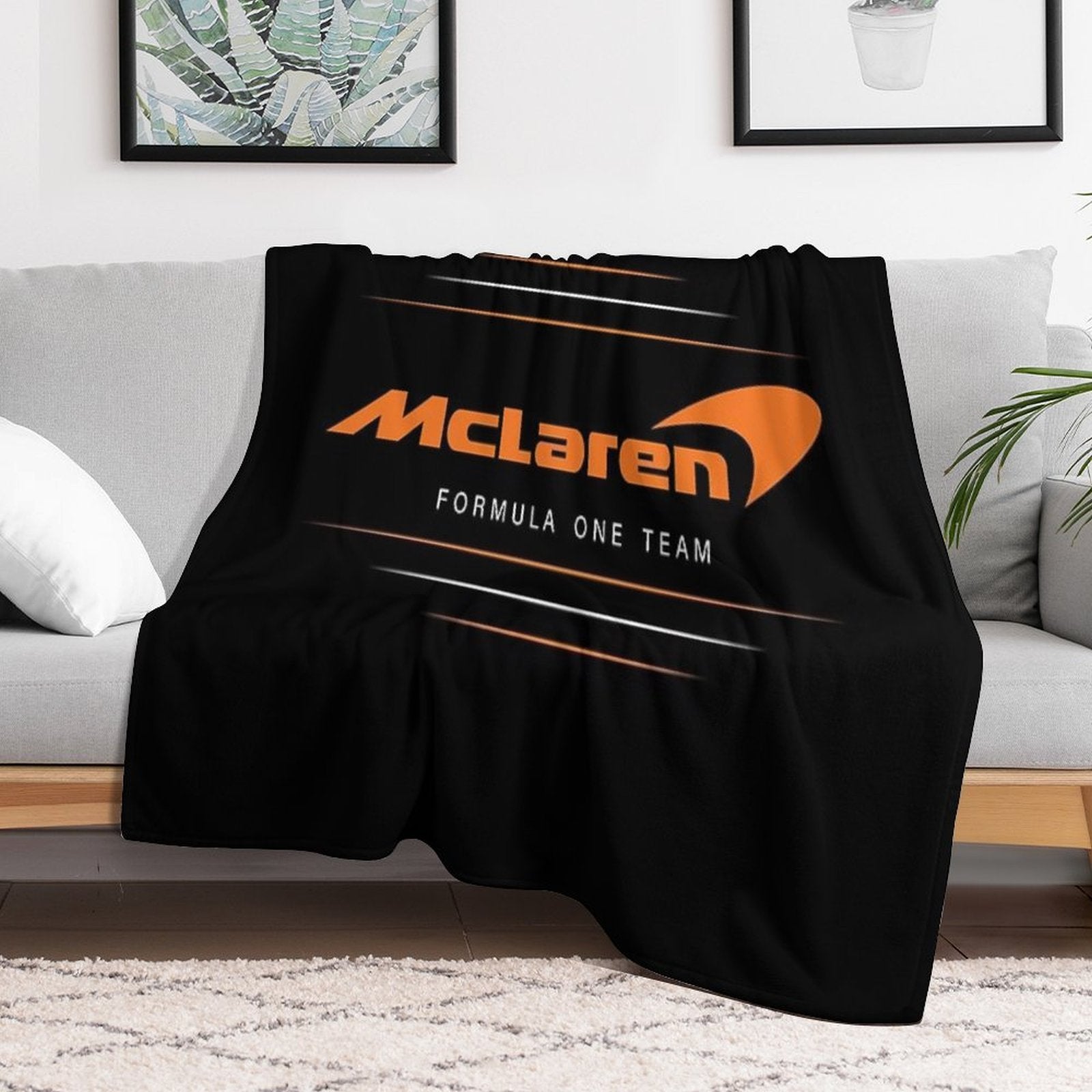 British Motor Racing Team Anti-pilling Throw Blanket