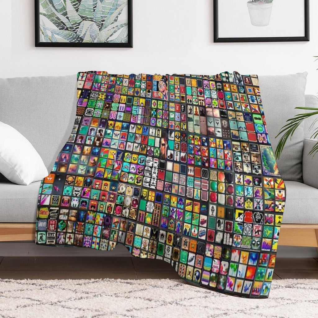 Variations on Tic Tac Toe Comfort Throw Blanket
