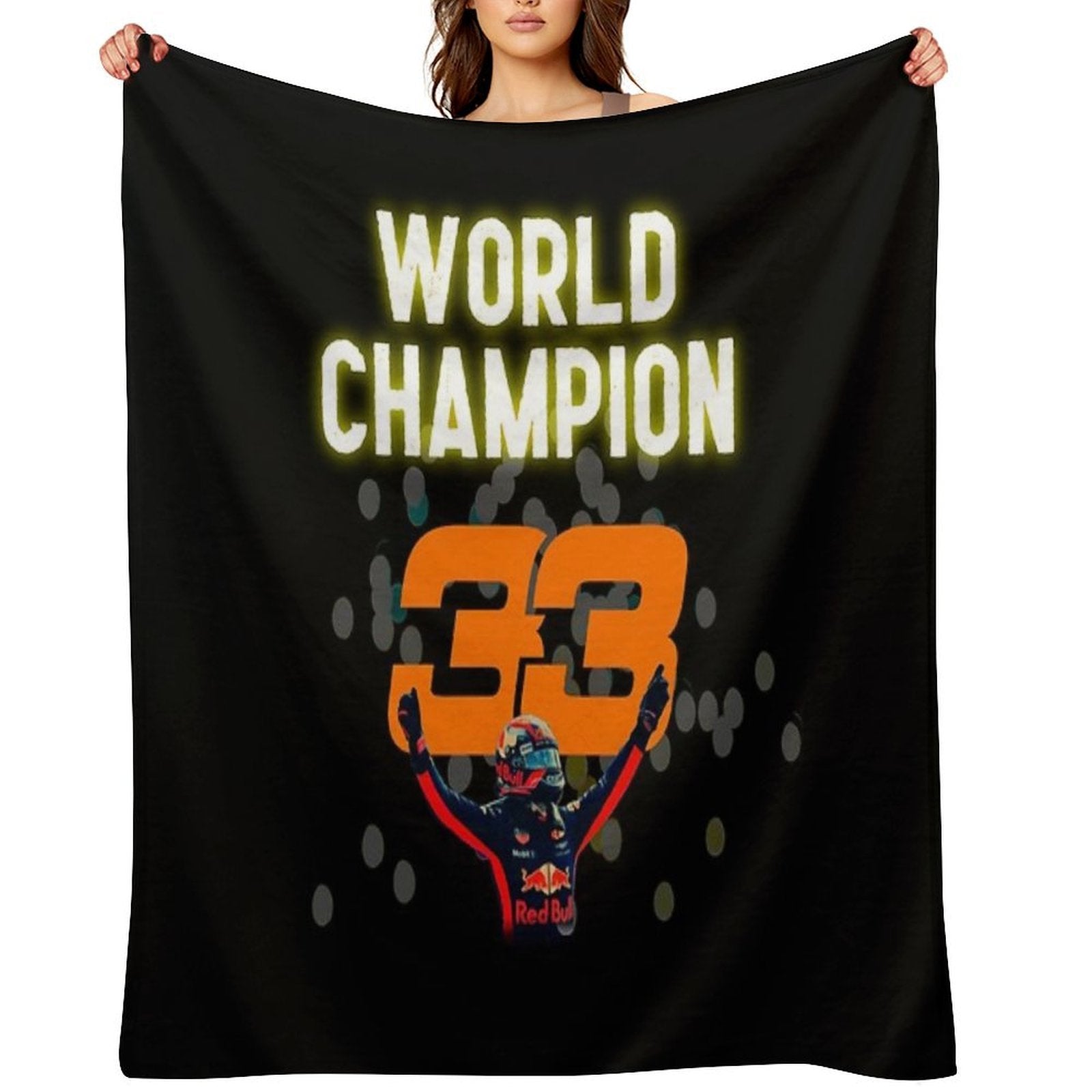 Verstappen Champion Eco-conscious Throw Blanket