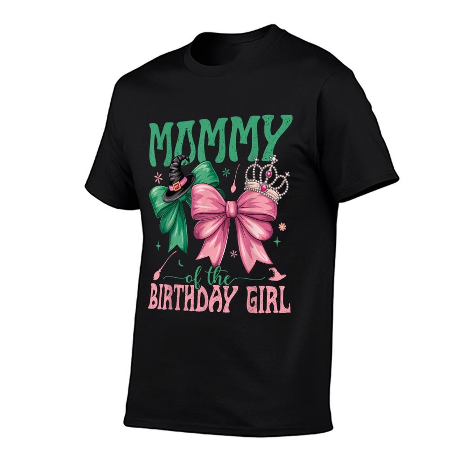 Mommy Of The Birthday Girl Matching Witch Family Bday Part  Cotton T-Shirt