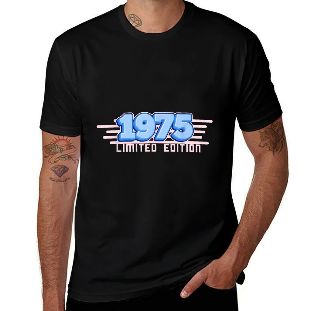 50th Birthday Man Woman 50 Years 1975 Decorative Funny Gift  Moisture-wicking T-Shirt
