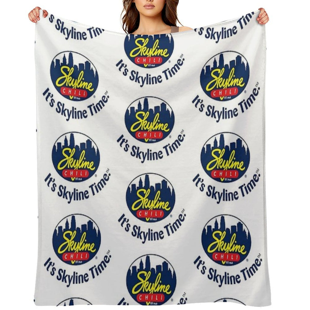 Skyline Chili Premium Throw Blanket