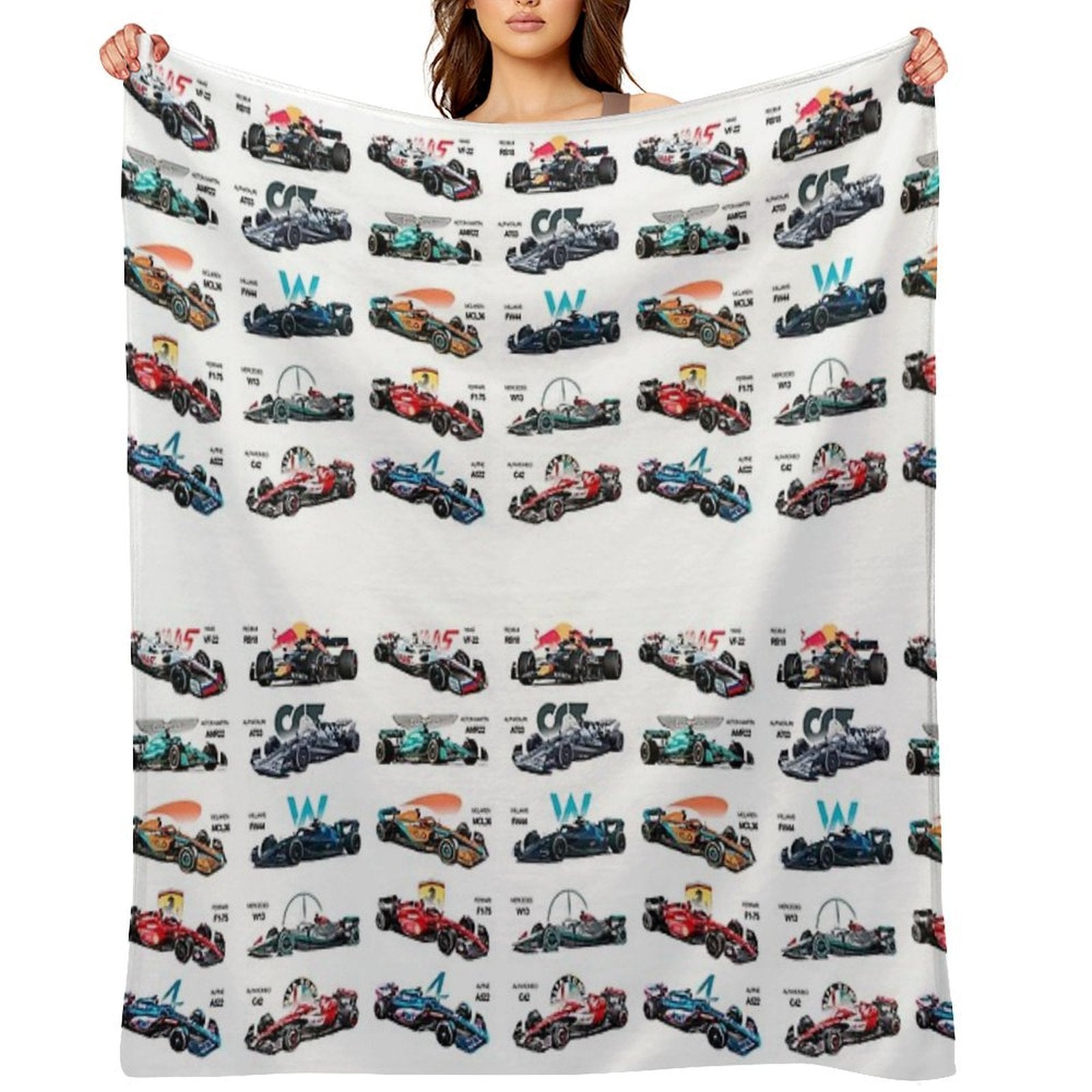 F1 All Cars 2022 Premium Throw Blanket