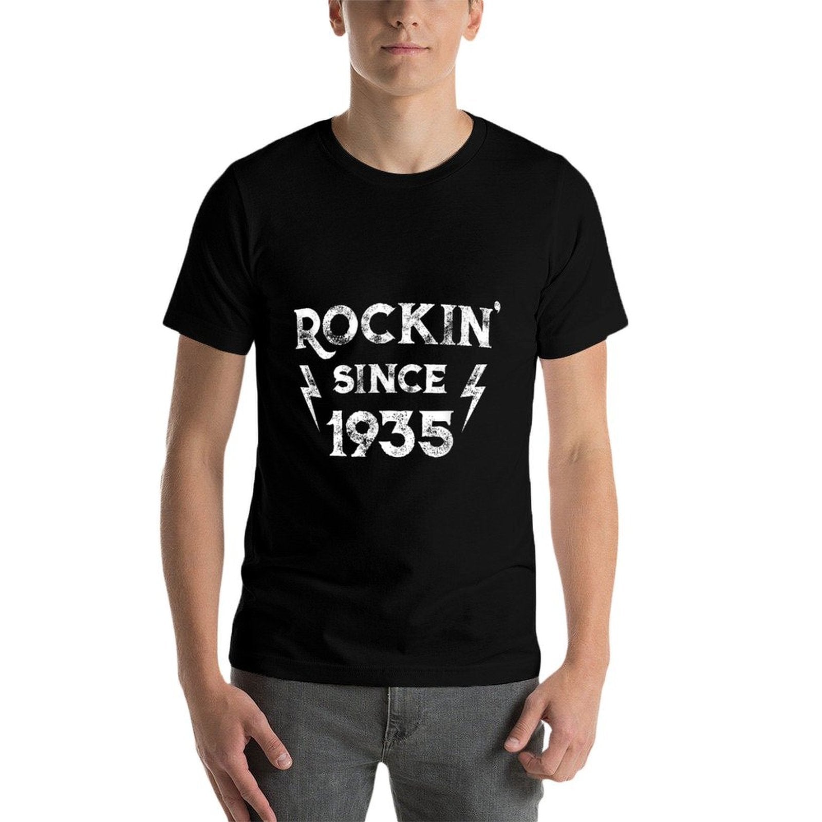 90 Year Old Classic Rock 1935 90th Birthday  Soft T-Shirt