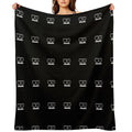 Black Hearts Club Yungblud Design Easy Care Throw Blanket