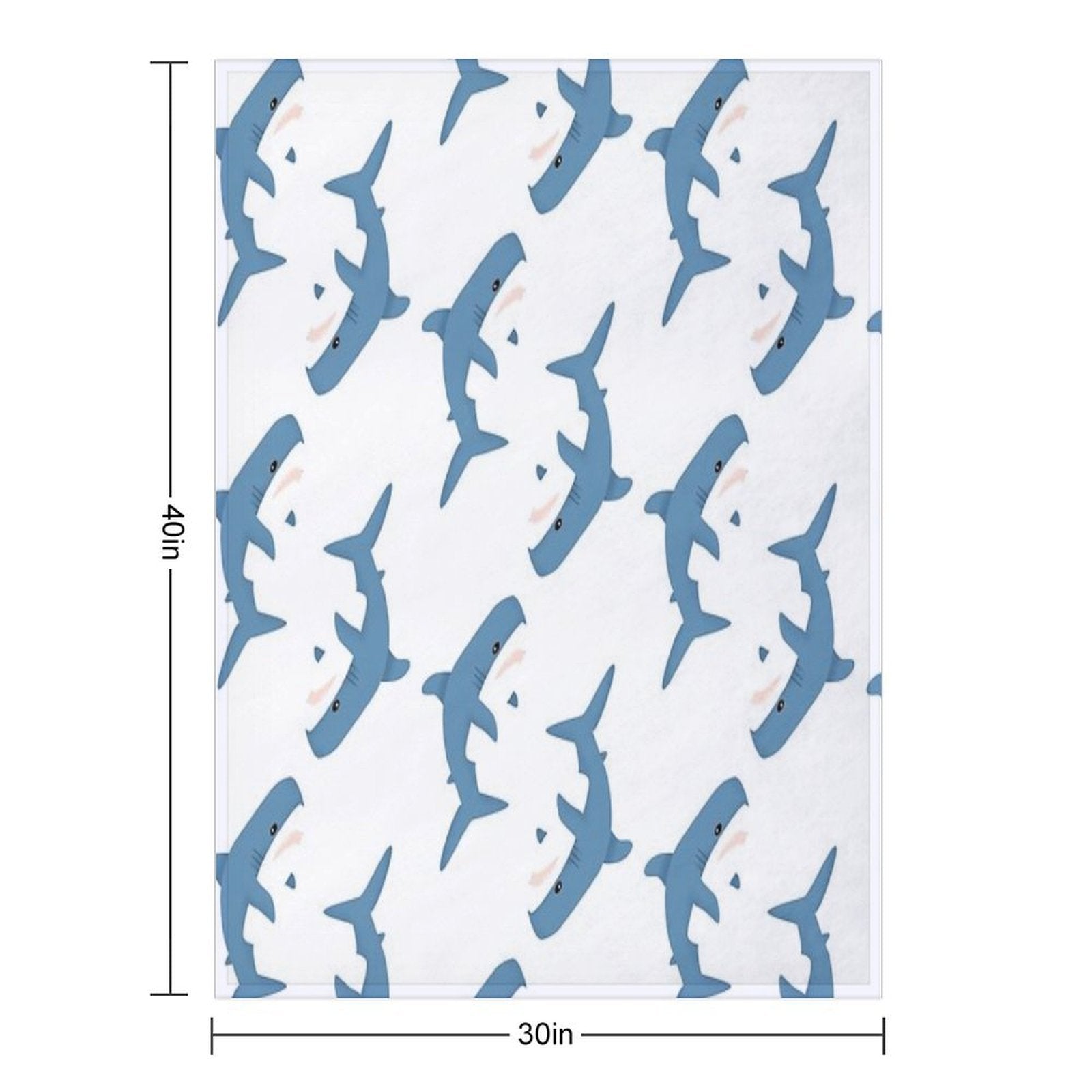 Blahaj Multi-functional Throw Blanket