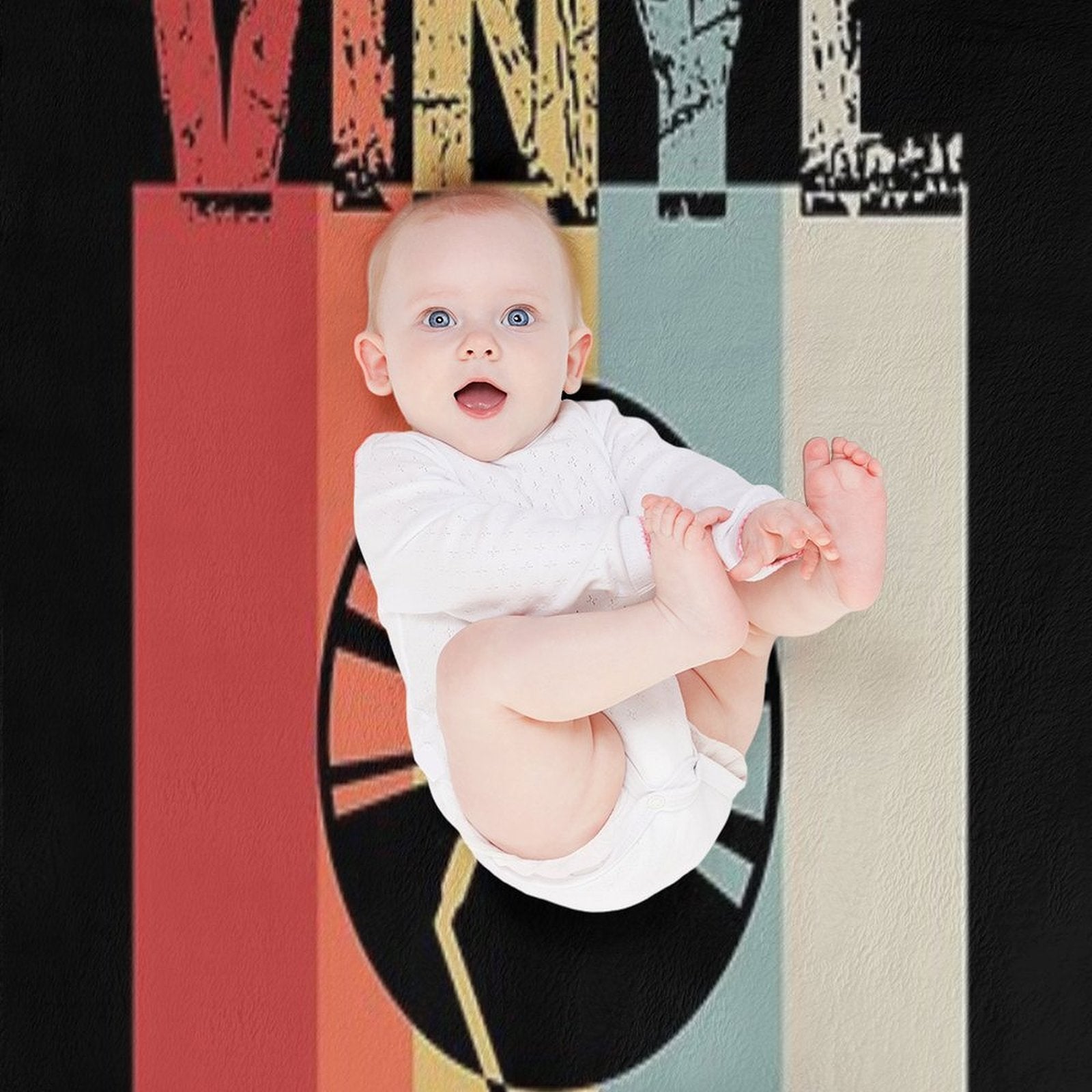 Vinyl Shirt, Vinyl Record Shirt, Vintage Record Shirt, DJ Shirt, Record Collect T Shirt Versatility Throw Blanket