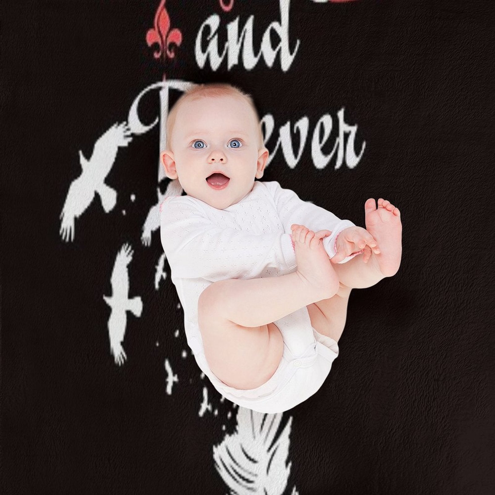 Always And Forever. All-season Throw Blanket