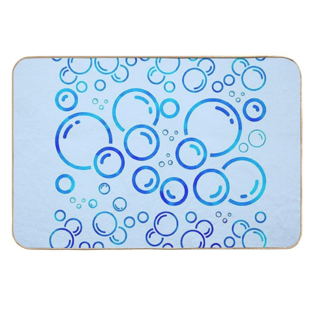 Bubble Blues  Anti-Trip Bath Mat