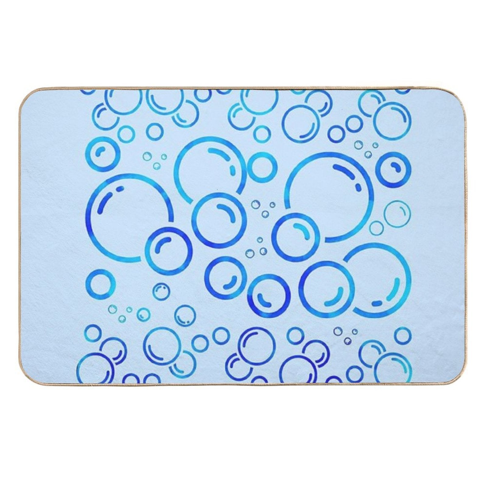 Bubble Blues  Anti-Trip Bath Mat