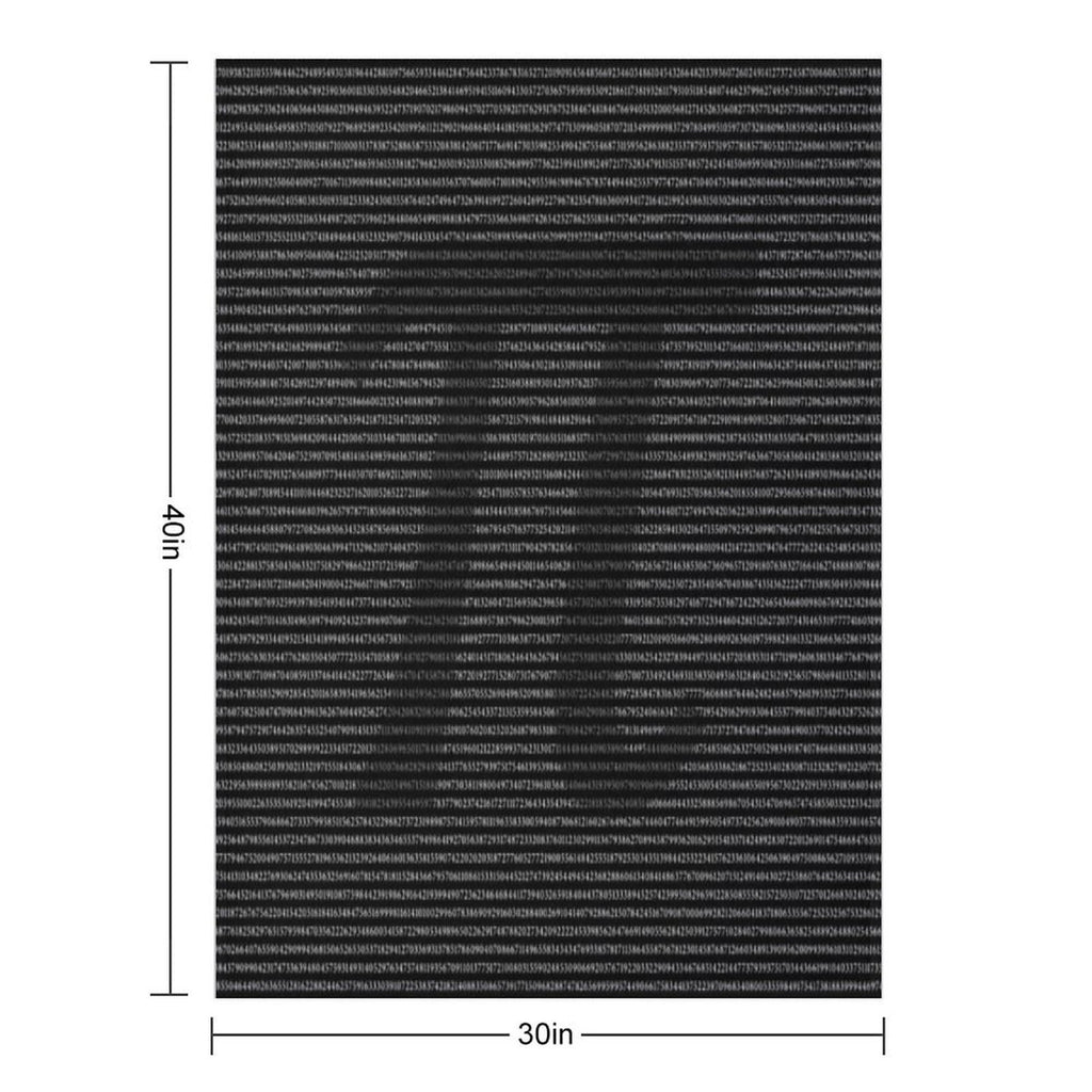 Pi Digits Multi-functional Throw Blanket