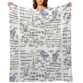 Mathematics Formulas And Numbers Durable Throw Blanket