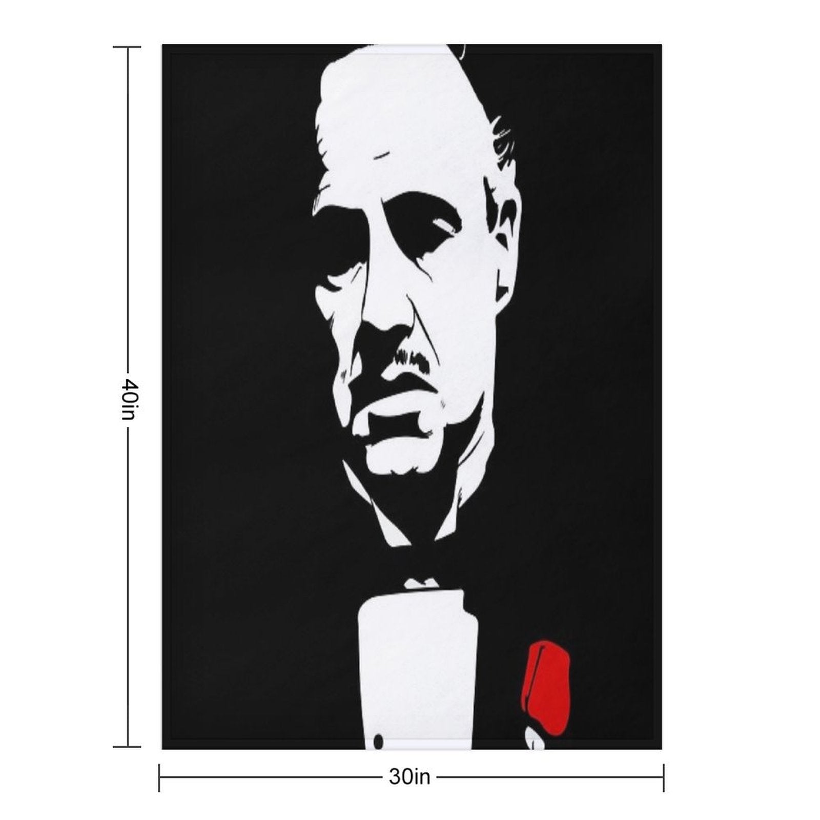 The Godfather Flower Comfort Throw Blanket