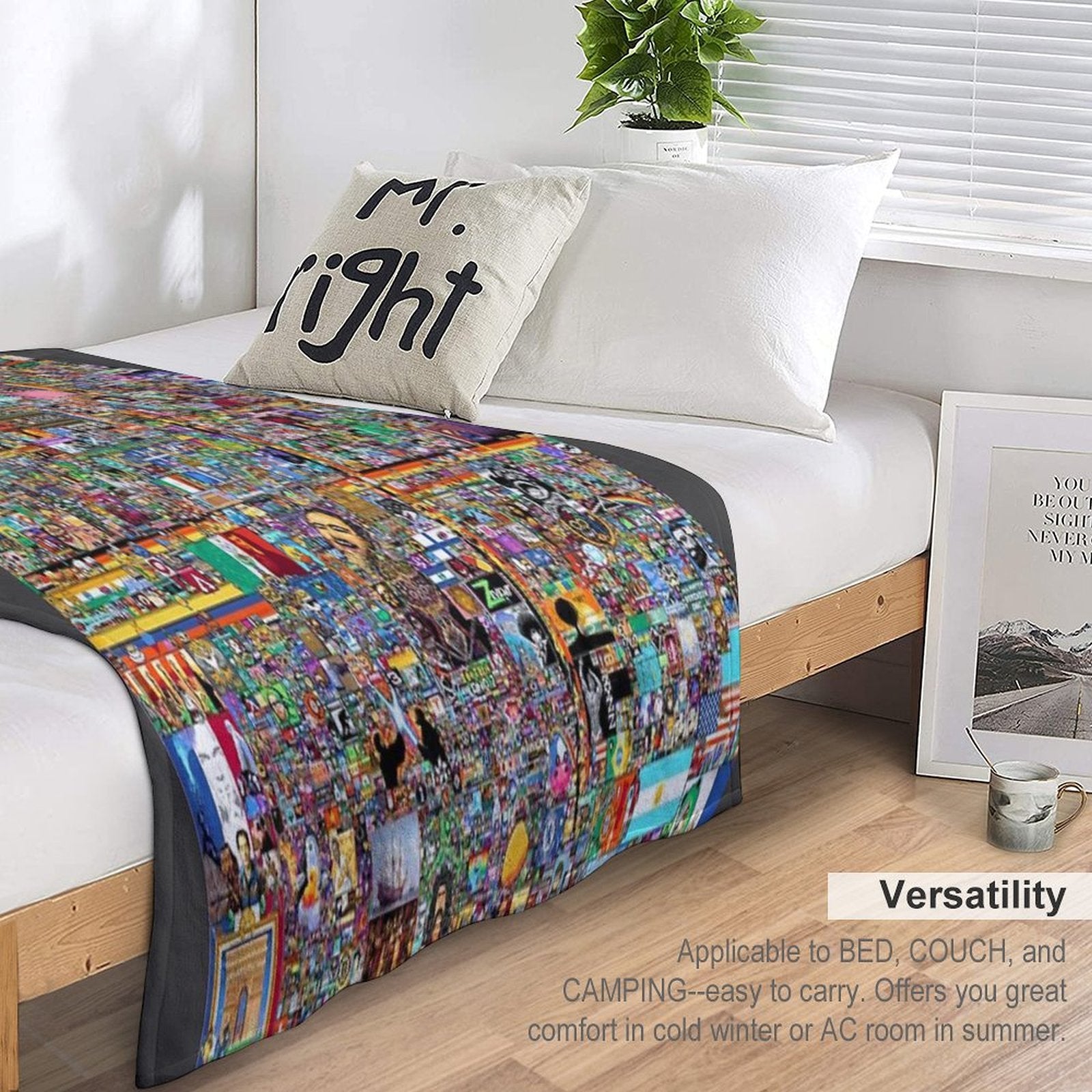 RPlace 2022 Blanket Eco-conscious Throw Blanket