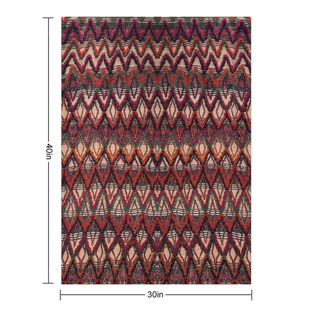 Pattern Design Wrinkle-free Throw Blanket