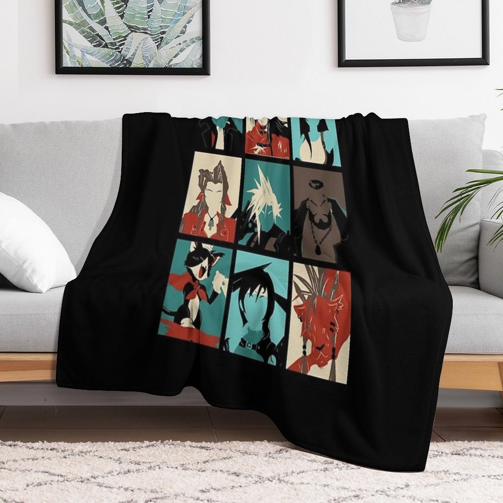 Fantasy Final Seven All-season Throw Blanket