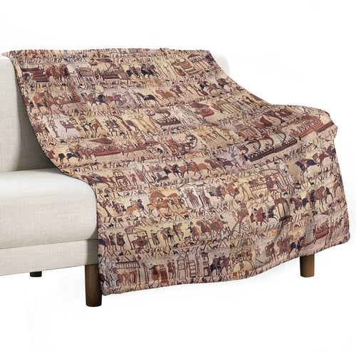 Bayeux Tapestry Velvety-soft Throw Blanket