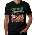 Ugly Christmas Men Kinds Women Funny Capybara  Eco-friendly Material T-Shirt