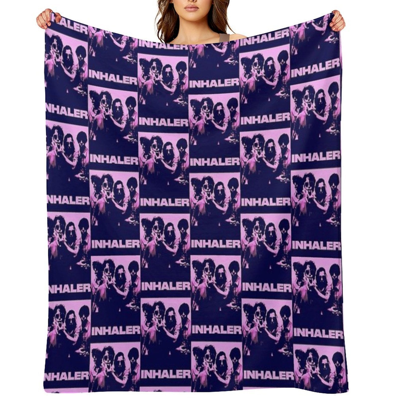 Inhaler Band Lightweight Throw Blanket