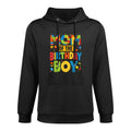 Mom Of The Birthday Boy Building Block Birthday Party Breathable Fabric Hoodie
