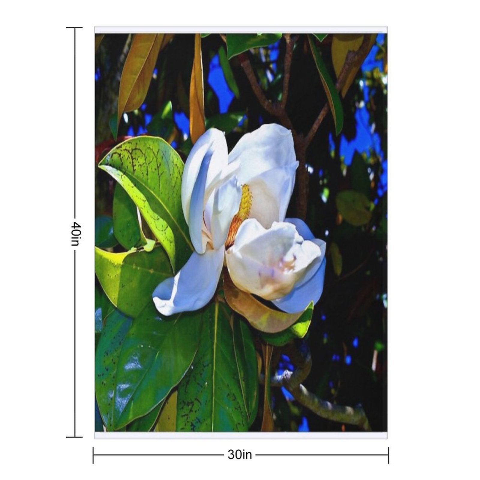Magnolia Eco-conscious Throw Blanket