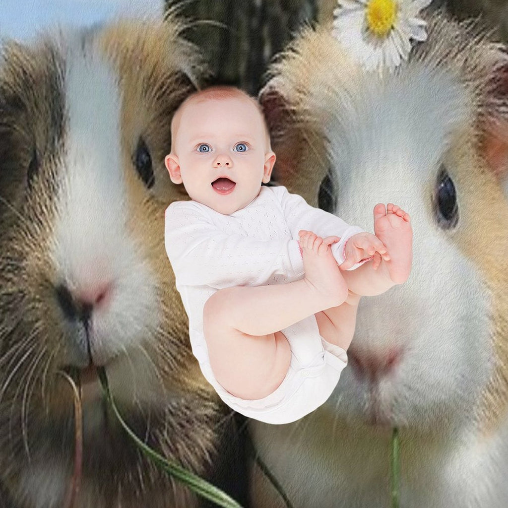 Guinea Pig – Cavy Collection – Model 01 Gift-ready Throw Blanket